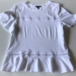 [Banana Republic] White Knit Top